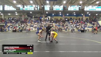 138 lbs Champ. Round 2 - Jason Schnydman, Saint Paul`s School vs Evan Williams, Loyola-Blakefield