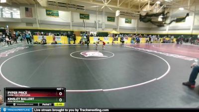 45 lbs Cons. Round 2 - Kinsley Ballert, Lead Deadwood vs Pyper Price, Camel Kids Wrestling