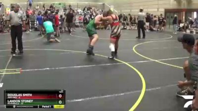 140 lbs Round 4 (6 Team) - Landon Stoney, Mi Pitbulls vs Douglas Smith, Ares Red