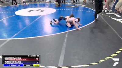 53 lbs Final - Kamden Salmon, Arctic Warriors Wrestling Club vs Tyson Schilling, Interior Grappling Academy