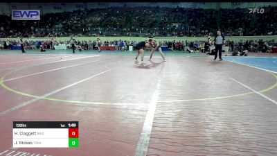 138 lbs Round Of 32 - Hudson Claggett, Bristow vs Jaggar Stokes, Tonkawa