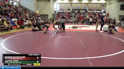 55 lbs Cons. Round 4 - Carter Yates, Ironclad Wrestling Club vs Maximilian Boucher, Gulf Coast Wrestling Club