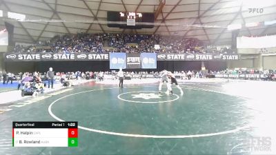 3A 144 lbs Quarterfinal - Bryce Rowland, Auburn vs Patrick Halpin, Capital