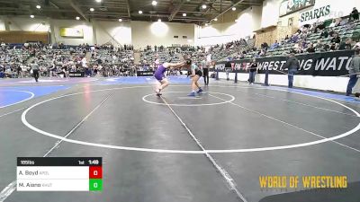 185 lbs Semifinal - Arianna Boyd, Apollo Mat Club vs Maria Aiono, Khutulun