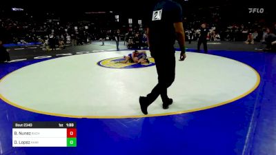 101 lbs Quarterfinal - Brenda Nunez, Buchanan vs Olivia Lopez, Hamilton