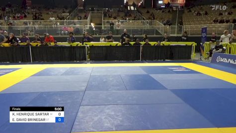 KALEBE HENRIQUE SARTARELLI PEREI vs ELIJAH DAVID BRINEGAR 2024 Pan Jiu Jitsu IBJJF Championship