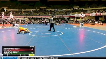 150 lbs Champ - Round 1 (16 Team) - Adon Overstreet, Heritage vs Christian Gordy, Lafayette