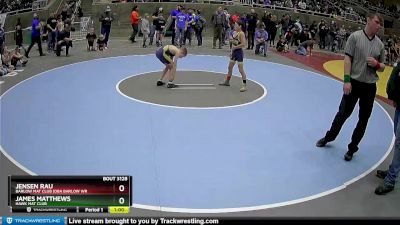 78 lbs Cons. Round 1 - Jensen Rau, Barlow Mat Club (DBA Barlow Wr vs James Matthews, Hawk Mat Club