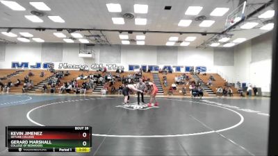 285 lbs Champ. Round 1 - Gerard Marshall, College Of Redwoods vs Kevin Jimenez, Skyline College