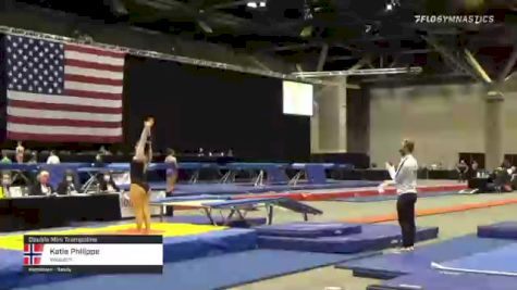 Katie Philippe - Double Mini Trampoline, Wasatch - 2021 USA Gymnastics Championships