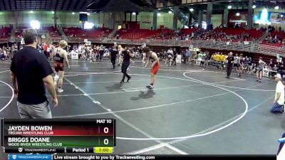 175 lbs Cons. Semi - Briggs Doane, Wood River Wrestling Club vs Jayden Bowen, Trojan Wrestling Club