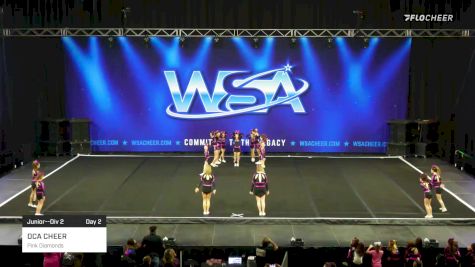 DCA CHEER - Pink Diamonds [2022 Junior--Div 2 Day 2] 2022 WSA Grand Nationals