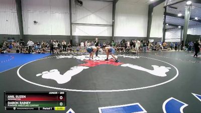 285 lbs Quarterfinal - Anil Suzen, Washington vs Daron Rainey, Punisher Wrestling Company