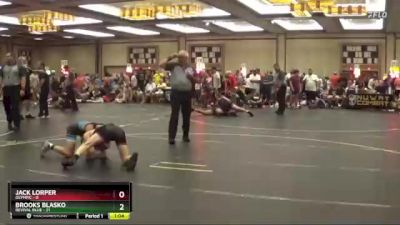 120 lbs Semis & 1st Wrestleback (8 Team) - Brooks Blasko, Revival Blue vs Jack Lorper, Olympic