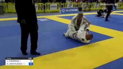 JOSEPH THOMPSON vs ROBERT JOHN PLASZCZ 2021 Pan Jiu-Jitsu IBJJF Championship