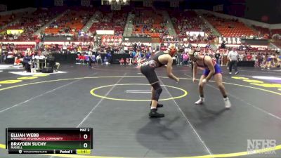 3-2-1A 175 Quarterfinal - Brayden Suchy, Russell vs Elijah Webb, Effingham-Atchison Co. Community