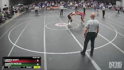 1A/2A 195 Semifinal - Addison Nickles, Abbeville vs Lakota Scott, Barnwell