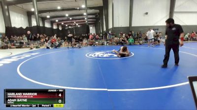 190 lbs Cons. Round 3 - Harland Warrior, Shelton Wrestling Club vs Adam Bayne, NWWC