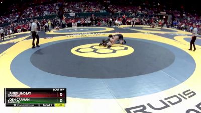 D2-138 lbs Semifinal - Josh Carman, Carrollton vs James Lindsay, Watterson