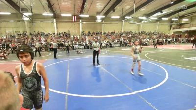 78 lbs Rr Rnd 1 - Colt Bartel, Durango Wrestling Club vs Gabriel Zapien, Mini Avengers Junior Wrestling