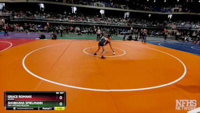 6A 107 lbs Semifinal - Grace Romans, Allen vs Shobhana Spielmann, San Antonio Reagan