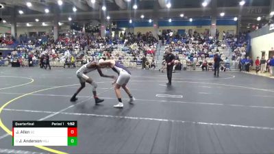 126 lbs Quarterfinal - Joshua Anderson, Mount Saint Joseph vs Jeremiah Allen, Good Counsel