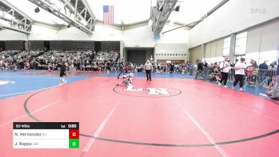 63-M lbs Round Of 16 - Noah Hernandez, Barn Brothers vs Jackson Rappo, Central Bucks K-8