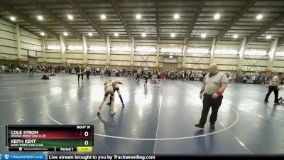 70 lbs Semifinal - Keith Kent, Davis Wrestling Club vs Cole Strom, Ravage Wrestling Club