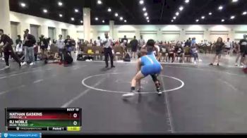 138 lbs Round 5 (8 Team) - Rj Noble, Beebe Trained vs Nathan Gaskins, Citrus WC