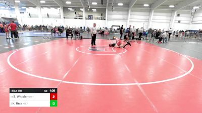 111 lbs Round Of 16 - Stephen Whisler, Smitty's Wrestling Barn vs Kaua Reis, Milford MA