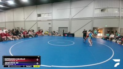 164 lbs Placement Matches (8 Team) - Esperanza Calvillo, Minnesota Blue vs Genevieve An, Georgia Blue