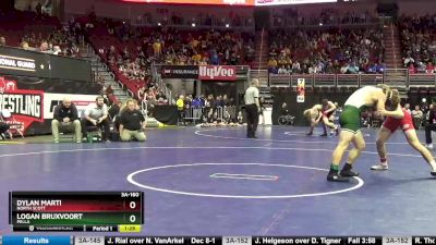 3A-160 lbs Cons. Round 3 - Dylan Marti, North Scott vs Logan Bruxvoort, Pella