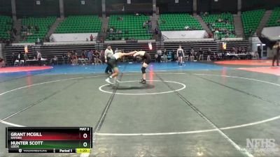 5A 190 lbs Semifinal - Hunter Scott, Leeds vs Grant McGill, Hayden