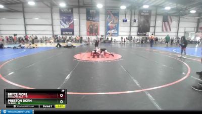 84 lbs Rd# 9- 2:15pm Saturday Final Pool - Preston Dorn, PA Blue vs Bryce Fiore, No Escape W.A.