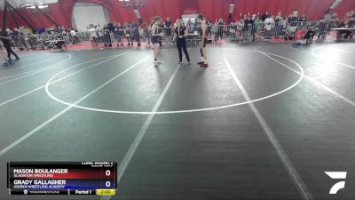 119 lbs Cons. Round 2 - Mason Boulanger, Gladiator Wrestling vs Grady Gallagher, Askren Wrestling Academy