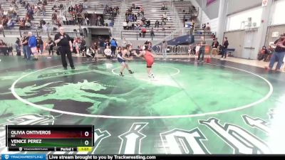 90-96 lbs Round 1 - Olivia Ontiveros, NV vs Venice Perez, WA