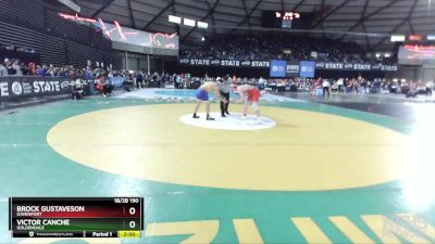 1B/2B 190 Quarterfinal - Brock Gustaveson, Davenport vs Victor Canche, Goldendale