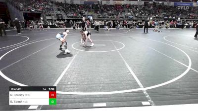 92 lbs Semifinal - Raymond Causey, Rebellion vs Barret Speck, King Select