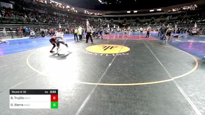 105 lbs Round Of 32 - Brandon Trujillo, BBYC Bulldogs vs Dylan Sierra, Shore Thing WC