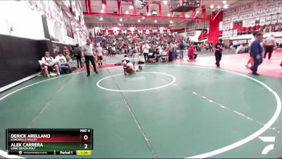 132 lbs Champ. Round 2 - Alek Carrera, Long Beach Poly vs Derick Arellano, Coachella Valley