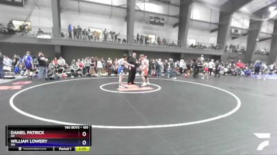 165 lbs Semifinal - Daniel Patrick, OR vs William Lowery, WA