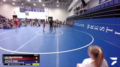 59 lbs Round 1 - Levi Brandemuehl, Douglas WC vs Atticus Wass, Touch Of Gold Wrestling Club