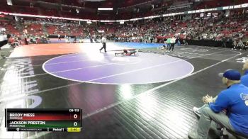 D3-113 lbs Cons. Round 1 - Brody Miess, Riverdale vs Jackson Preston, Pardeeville