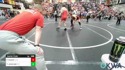 155 lbs Quarterfinal - T.J. Sweat, R.A.W. vs Teagen Javersak, Kiefer