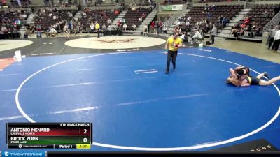 220 lbs 9th Place Match - Antonio Menard, Lakeville North vs Brock Zurn, Prior Lake