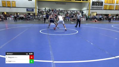 184B lbs Rr Rnd 1 - Tony Negron, Asu vs Donovan Ball, Penn State