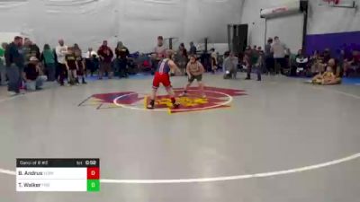 93 lbs Consi Of 8 #2 - Bentlee Andrus, York vs Troy Walker, Friedens