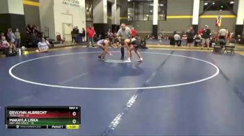 120 lbs Round 2 (12 Team) - Devlynn Albrecht, Texas SOTM vs Makayla Liska, Grit And Grace