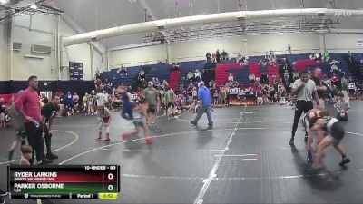 80 lbs Round 3 - Ryder Larkins, Ninety Six Wrestling vs Parker Osborne, C2X