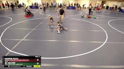 67 lbs Cons. Round 4 - Bo Becker, Stillwater Area Wrestling vs Harper Ruch, New Ulm Rolling Thunder Wrestling Club